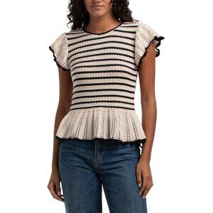 ZOE & CLAIRE natural Pull Over Sweater